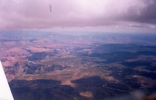 105 52e. Grand Canyon north tributary 1 -- aerial