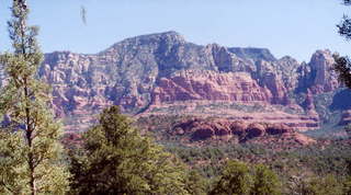 Sedona Airport hike near trail and far rocks 1