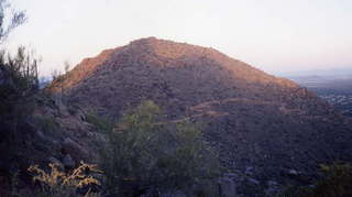 1 53k. Pinnacle Peak, shadow on neighboring hill