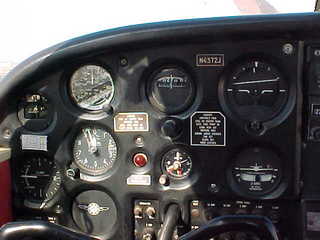 n4372j panel at Imperial Airport, -56 feet MSL, 1