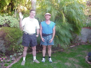 Jim Brodeur and Adam at Jan and John's place in San Diego 2