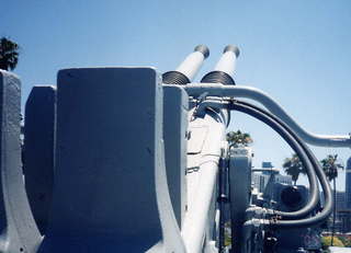 San Diego, big gun on a big boat