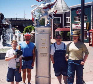 Lake Havasu City, London Bridge, George Bird, Adam, Helen, and Antonia zoom