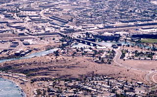 Lake Havasu City, London Bridge from above