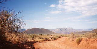 Tuweep, Grand Canyon, road to rim and Adam