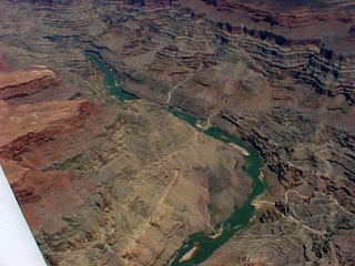 136 54s. Grand Canyon, Colorado River 7 -- aerial