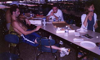 CHS XC folks eating pizza 3