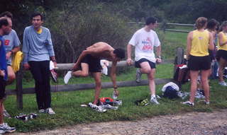 Shore AC XC runners standing around