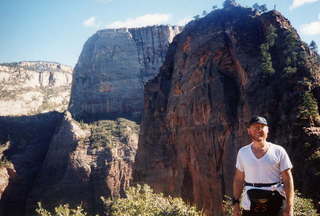 3 592. Zion National Park, Adam near Angel's Landing 3