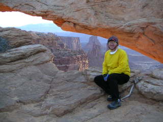 Canyonlands National Park, Adam. - Mesa Arch at dawn