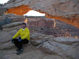 Bryce Canyon, Adam and rocks of many colors (zoom)