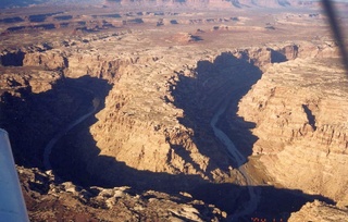 Colorado River canyon - aerial