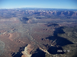 aerial --Virgin River and I-15 in Arizona