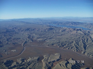 aerial -- east end of Lake Mead