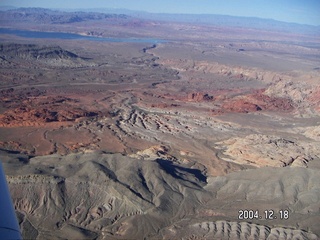 aerial -- east end of Lake Mead