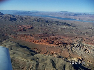 aerial -- west end of Grand Canyon