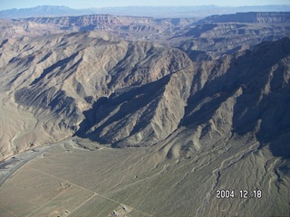 aerial -- west end of Grand Canyon