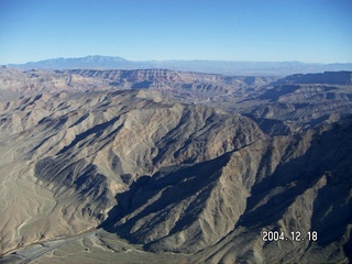 aerial -- west end of Grand Canyon