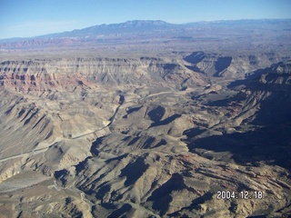 aerial --Virgin River and I-15 in Arizona