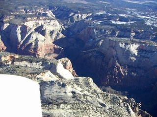 aerial -- Zion National Park