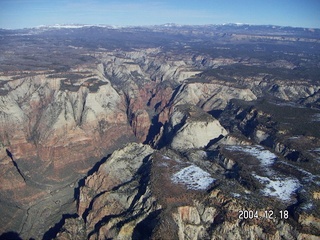 aerial -- Zion National Park