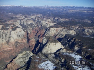 aerial -- Zion National Park