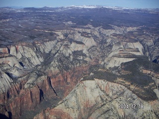 aerial -- Zion National Park -- Observation Point