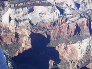 aerial -- Zion National Park