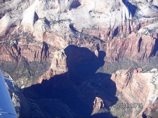 aerial -- Zion National Park