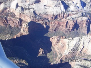 aerial -- Zion National Park