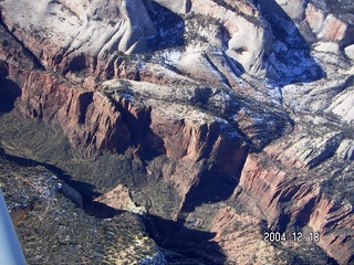 aerial -- Zion National Park