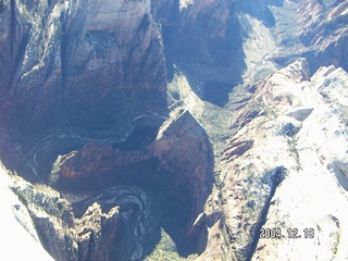 aerial -- Zion National Park -- Observation Point