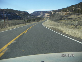 Driving from Kanab to Zion