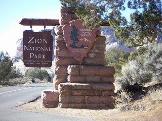 aerial -- Zion National Park