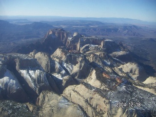 aerial -- Zion National Park