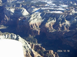 aerial -- Zion National Park