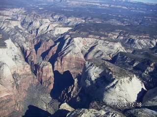 aerial -- Zion National Park