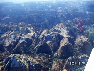 aerial -- Zion National Park