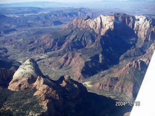 aerial -- Zion National Park