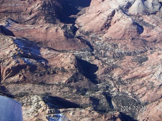 aerial -- Zion National Park