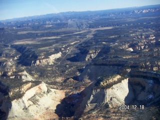 aerial -- Zion National Park