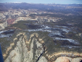 aerial -- Zion National Park