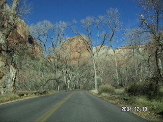 Zion National Park -- road