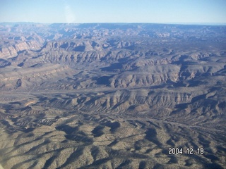 aerial -- mountains northwest of Prescott