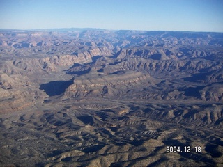 aerial -- mountains northwest of Prescott