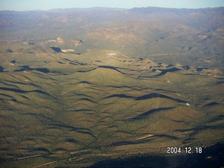 aerial -- hills north of Phoenix