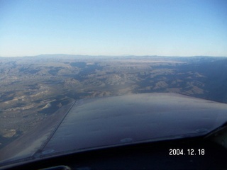 aerial -- over the nose of N4372J