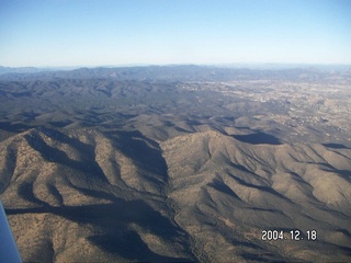 aerial -- mountains near Prescott