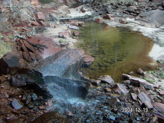 Zion National Park -- Emerald Ponds high-lit rocks