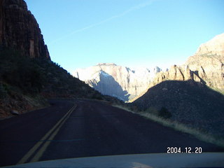 Zion National Park -- road to Kanab